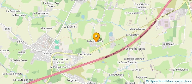 localisation de l'entreprise LES MOTTAIS  RIVES-DU-COUESNON