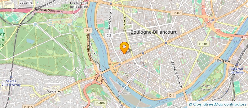 localisation de l'entreprise LES MOTTES à BOULOGNE-BILLANCOURT