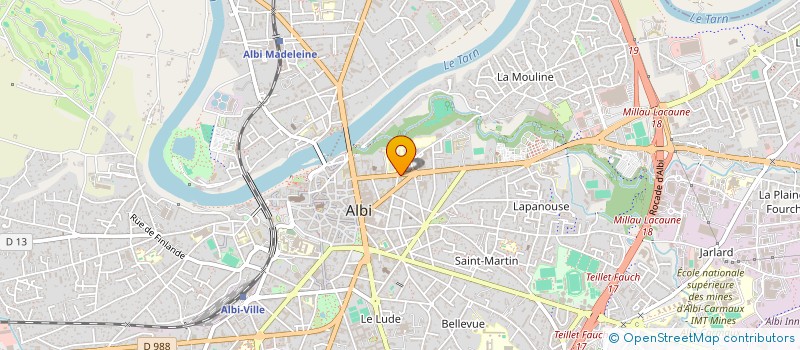 localisation de l'entreprise LES MOUCHES DU COCHE à ALBI