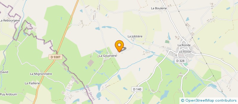 localisation de l'entreprise LES MOUETTES  LA FORET-SUR-SEVRE