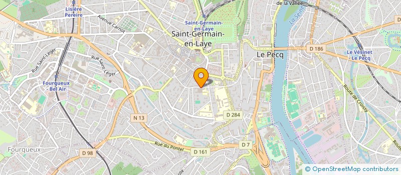 localisation de l'entreprise LES MOUETTES  LE VESINET