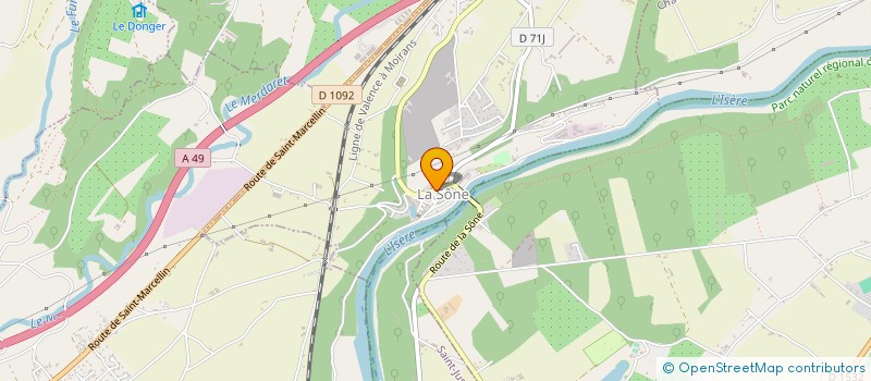 localisation de l'entreprise LES MOUETTES  LA SONE