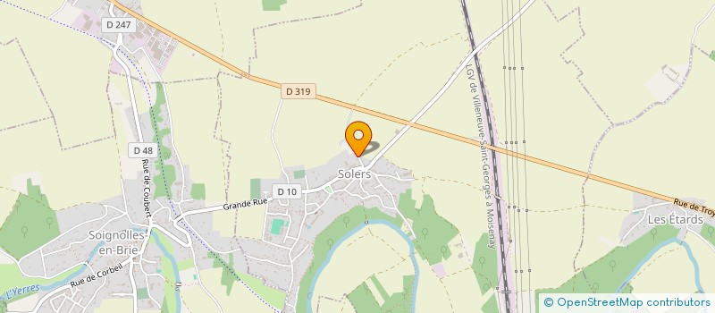 localisation de l'entreprise LES MOUETTES  SOLERS