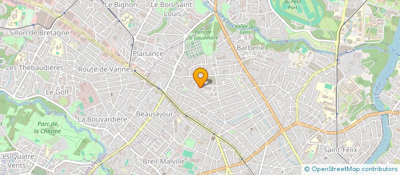 localisation de l'entreprise LES MOUETTES à NANTES