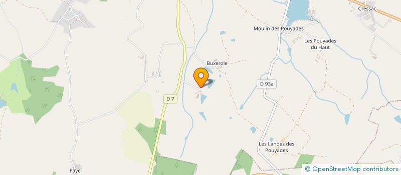 localisation de l'entreprise LES MOUETTES  MAGNAC-LAVAL