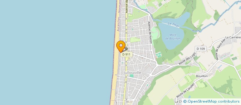 localisation de l'entreprise LES MOUETTES  JULLOUVILLE