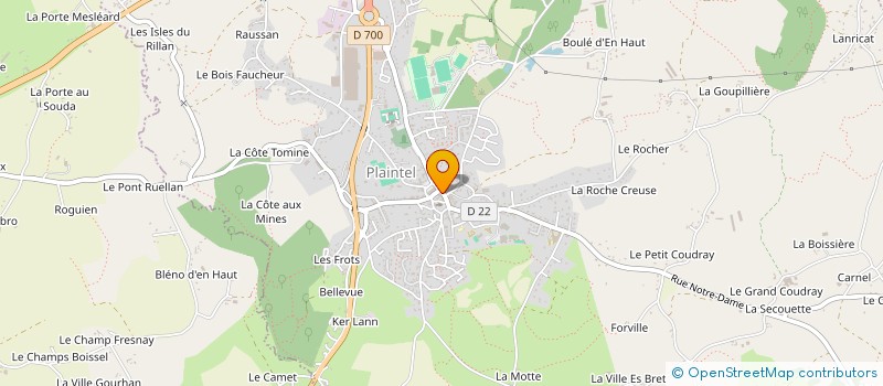 localisation de l'entreprise LES MOUETTES ONT PIED  PLAINTEL