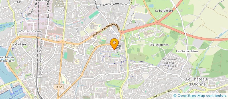 localisation de l'entreprise LES MOUFLONS à LES SABLES D'OLONNE