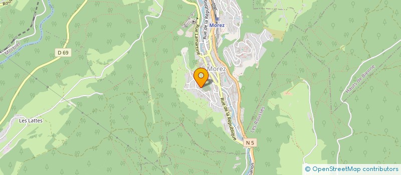 localisation de l'entreprise LES MOUGUETTES  HAUTS DE BIENNE