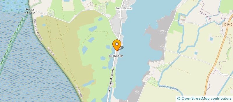 localisation de l'entreprise LES MOULES DEROSIERE à LE CROTOY