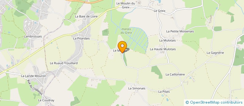 localisation de l'entreprise LES MOULES DU BLAVET  CORSEPT