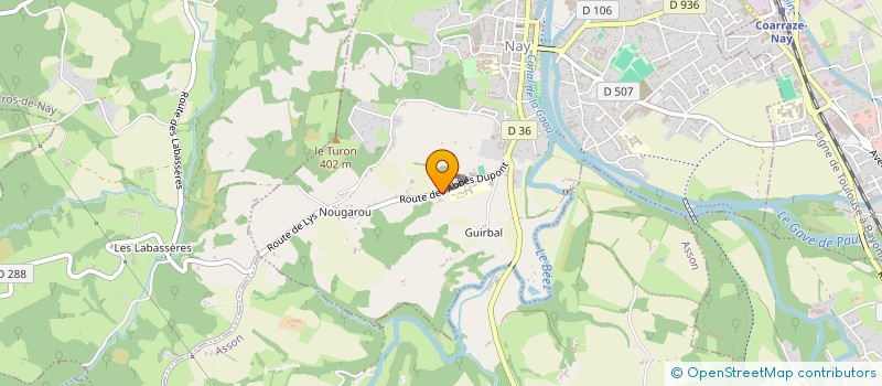 localisation de l'entreprise LES MOULIERATS à NAY