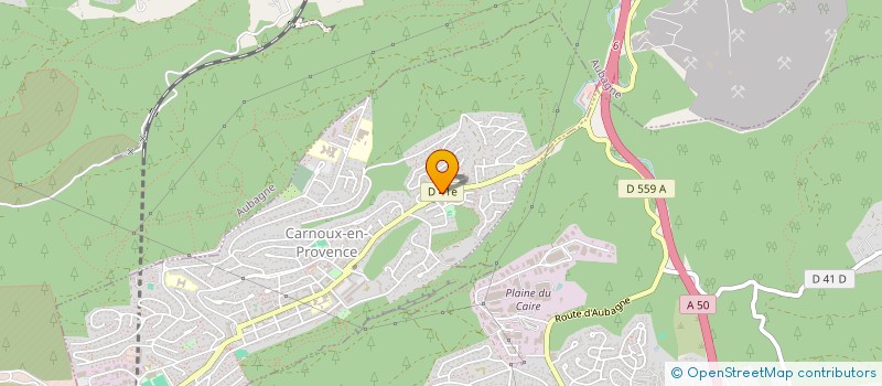 localisation de l'entreprise LES MOULIERES à CARNOUX EN PROVENCE