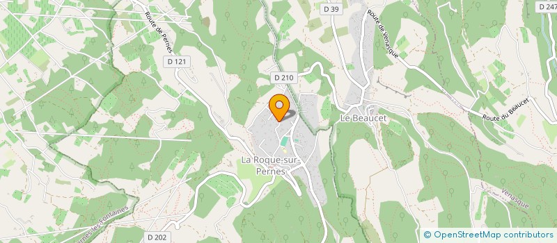 localisation de l'entreprise LES MOULINES  LA ROQUE-SUR-PERNES