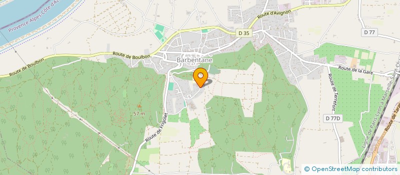 localisation de l'entreprise LES MOULINETTES BARBENTANE  BARBENTANE