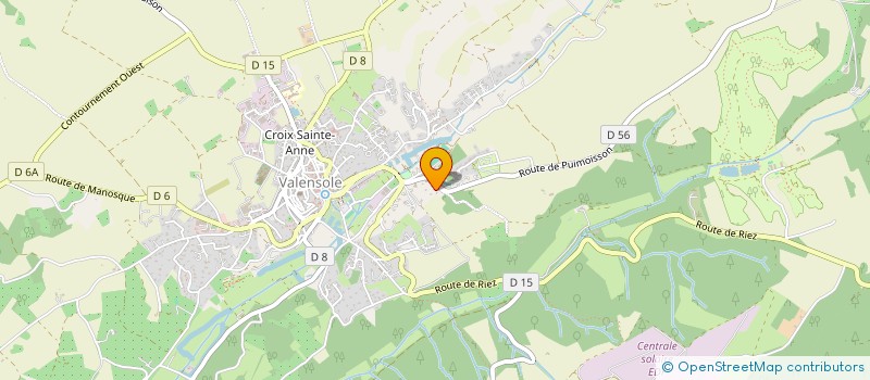 localisation de l'entreprise LES MOULINS à VALENSOLE