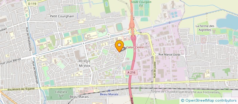 localisation de l'entreprise LES MOULINS à CALAIS
