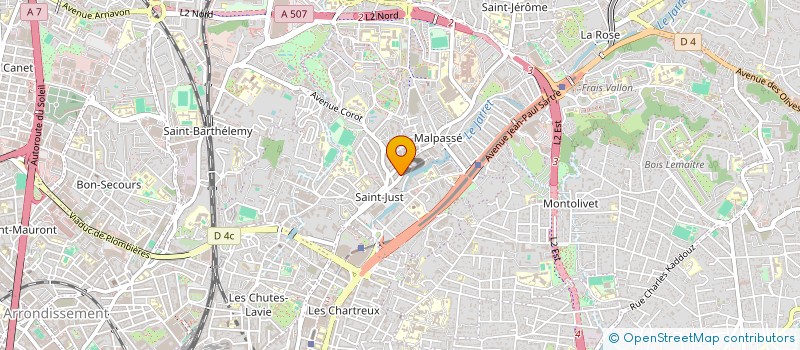 localisation de l'entreprise LES MOULINS à MARSEILLE