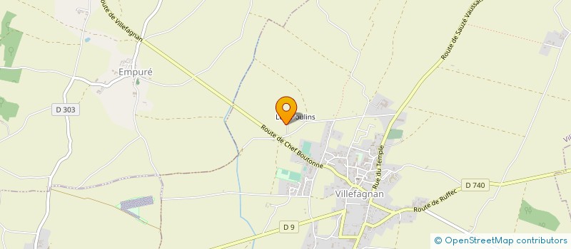 localisation de l'entreprise LES MOULINS à THEIL-RABIER