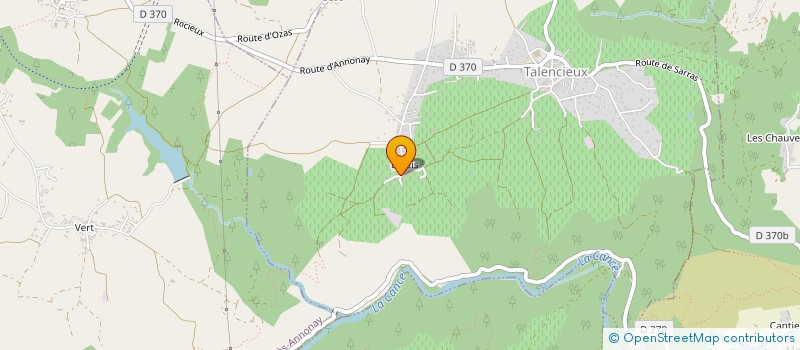 localisation de l'entreprise LES MOULINS  VINZIEUX