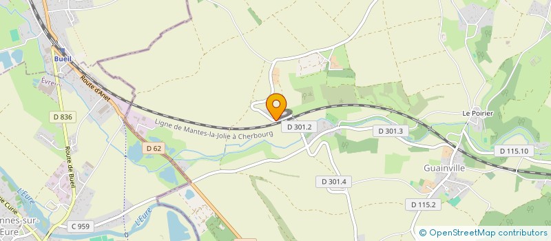 localisation de l'entreprise LES MOULINS CARDINAUX à GUAINVILLE