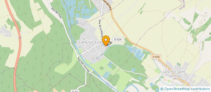 localisation de l'entreprise LES MOULINS DE CAILLY-SUR-EURE  CAILLY-SUR-EURE