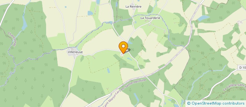 localisation de l'entreprise LES MOULINS DE LA CULTURE  SAINT-JUIRE-CHAMPGILLON