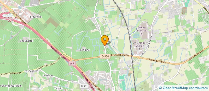 localisation de l'entreprise LES MOULINS DE MON COEUR  COURTHEZON