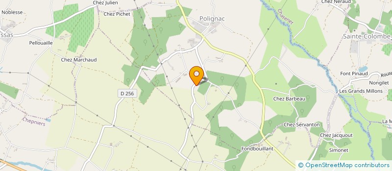 localisation de l'entreprise LES MOULINS DE THIBAUD  POLIGNAC
