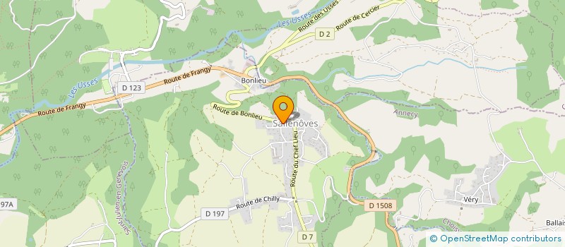 localisation de l'entreprise LES MOULINS DU CHATEAU  SALLENOVES