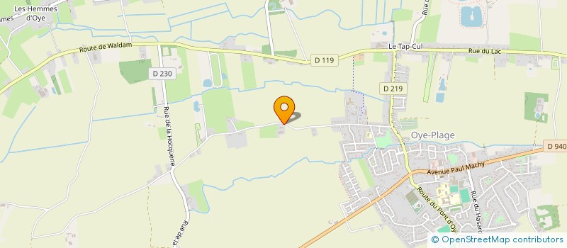 localisation de l'entreprise LES MOULINS DU PLATIER  OYE-PLAGE