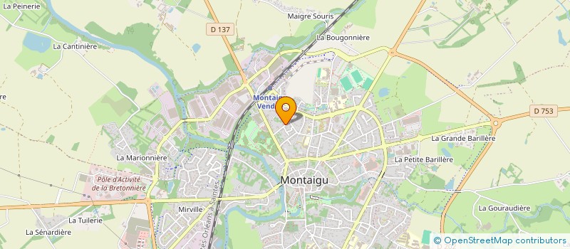 localisation de l'entreprise LES MOULINS NANTAIS à MONTAIGU-VENDEE