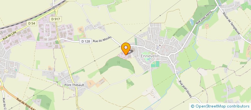 localisation de l'entreprise LES MOULURES DU NORD à ENNEVELIN