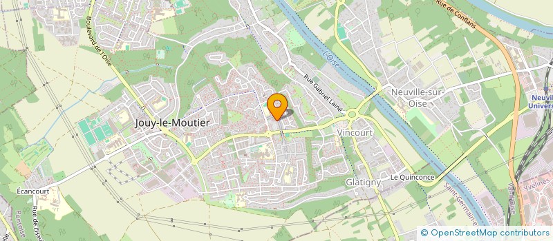 localisation de l'entreprise LES MOUMOUS à JOUY-LE-MOUTIER