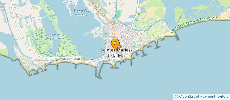 localisation de l'entreprise LES MOUNINES - SB CONSEILS à SAINTES-MARIES-DE-LA-MER