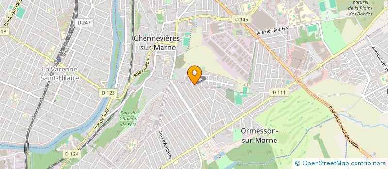 localisation de l'entreprise LES MOUSQUETAIRES  CHENNEVIERES-SUR-MARNE