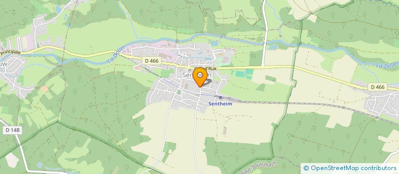 localisation de l'entreprise LES MOUSQUETAIRES  SENTHEIM