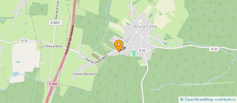 localisation de l'entreprise LES MOUSQUETAIRES  BOURG-FIDELE