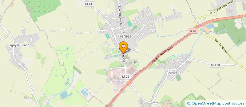 localisation de l'entreprise LES MOUSQUETAIRES  HERLIES