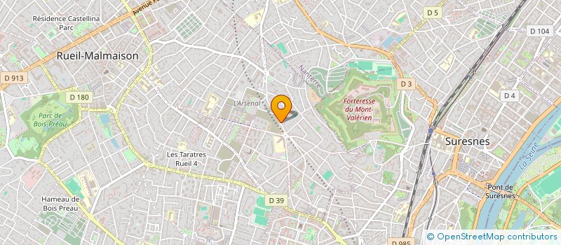 localisation de l'entreprise LES MOUSQUETAIRES DE L'IMMOBILIER à RUEIL-MALMAISON
