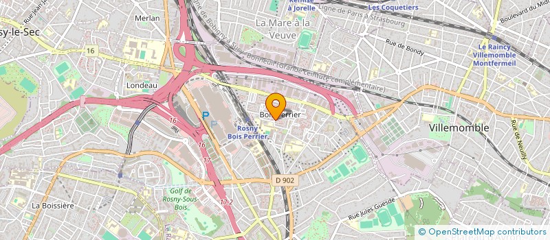 localisation de l'entreprise LES MOUSQUETAIRES DE PARIS à ROSNY-SOUS-BOIS