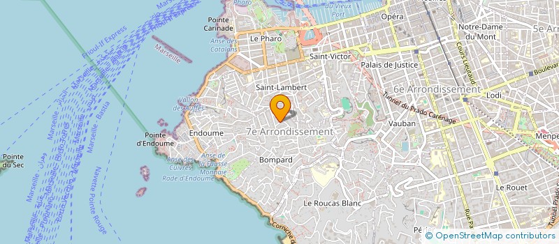 localisation de l'entreprise LES MOUSSAILLONS à MARSEILLE
