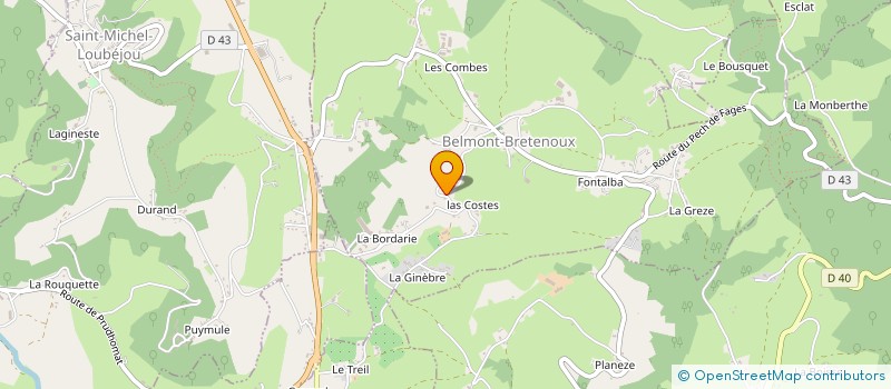 localisation de l'entreprise LES MOUSSAILLONS  GIRAC