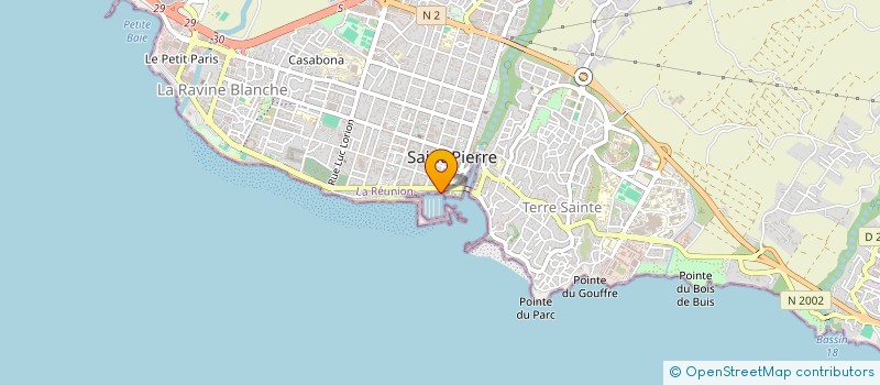 localisation de l'entreprise LES MOUSSAILLONS à SAINT-PIERRE