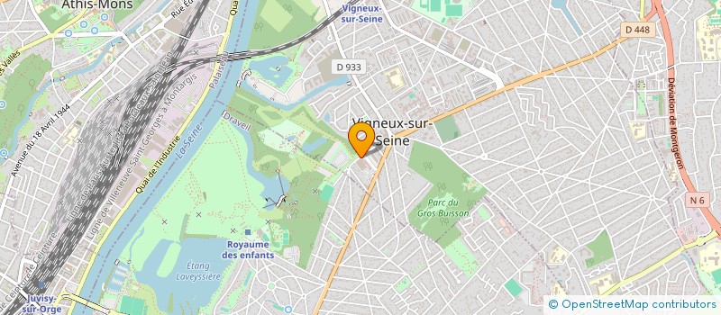 localisation de l'entreprise LES MOUSSEAUX à VIGNEUX-SUR-SEINE