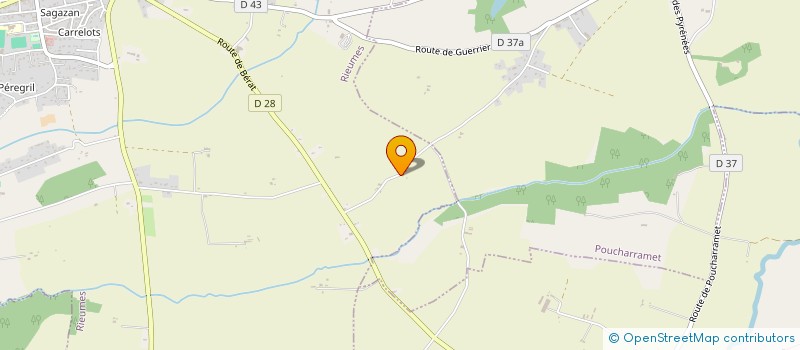 localisation de l'entreprise LES MOUSSES à RIEUMES