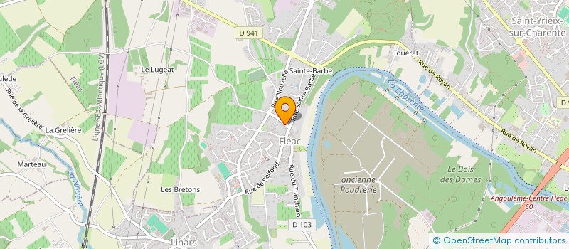 localisation de l'entreprise LES MOUSSES à FLEAC