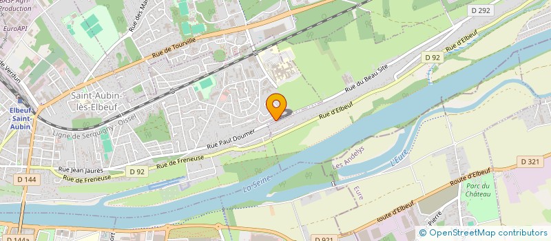 localisation de l'entreprise LES MOUSSETTES  FRENEUSE