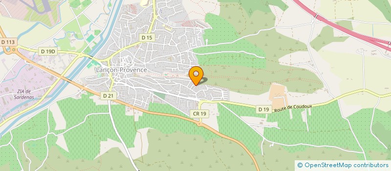 localisation de l'entreprise LES MOUSTIQUES LANCON-PROVENCE  LANCON-PROVENCE