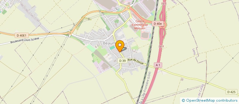 localisation de l'entreprise LES MOUTCHATCHOS à HENIN-BEAUMONT